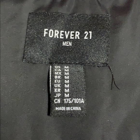 Black Forever 21 Bomber Jacket - Picture 2 of 2
